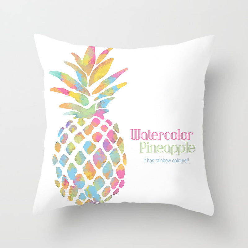 Fruit Print Cushion Cover