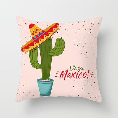 Fruit Print Cushion Cover