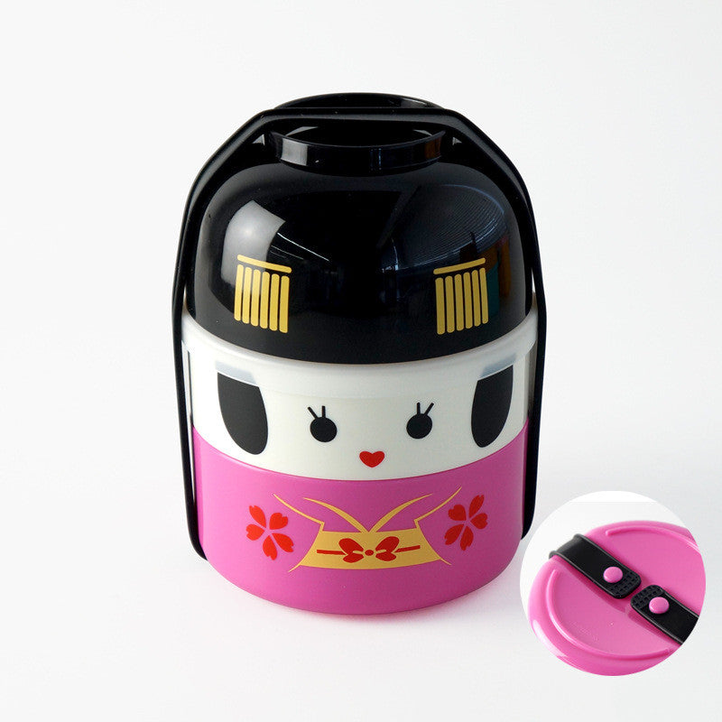 Plastic Double Layer Lunch Box