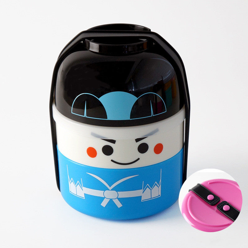 Plastic Double Layer Lunch Box