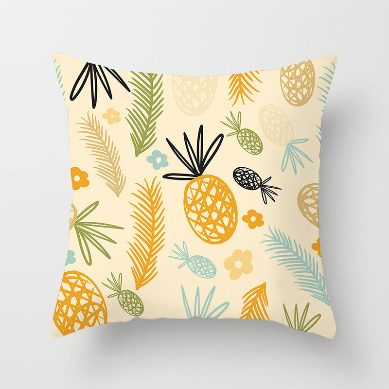 Fruit Print Cushion Cover