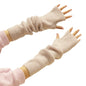 Cashmere Long Half-Finger Winter Gloves
