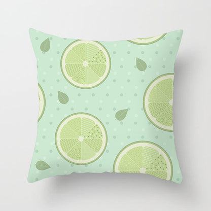 Fruit Print Cushion Cover
