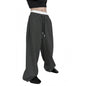 Pantalon droit à jambes larges et amples