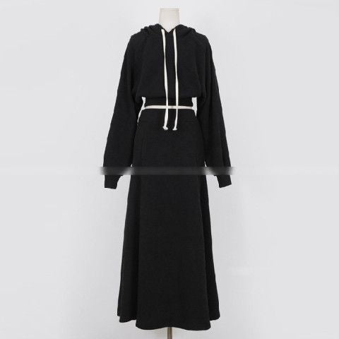 Casual Sweatshirt And Skirt Set