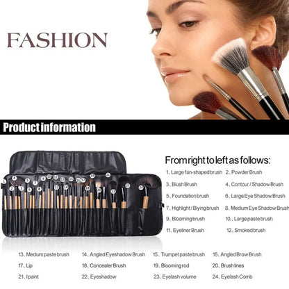 Coffret cadeau de 24 pinceaux de maquillage